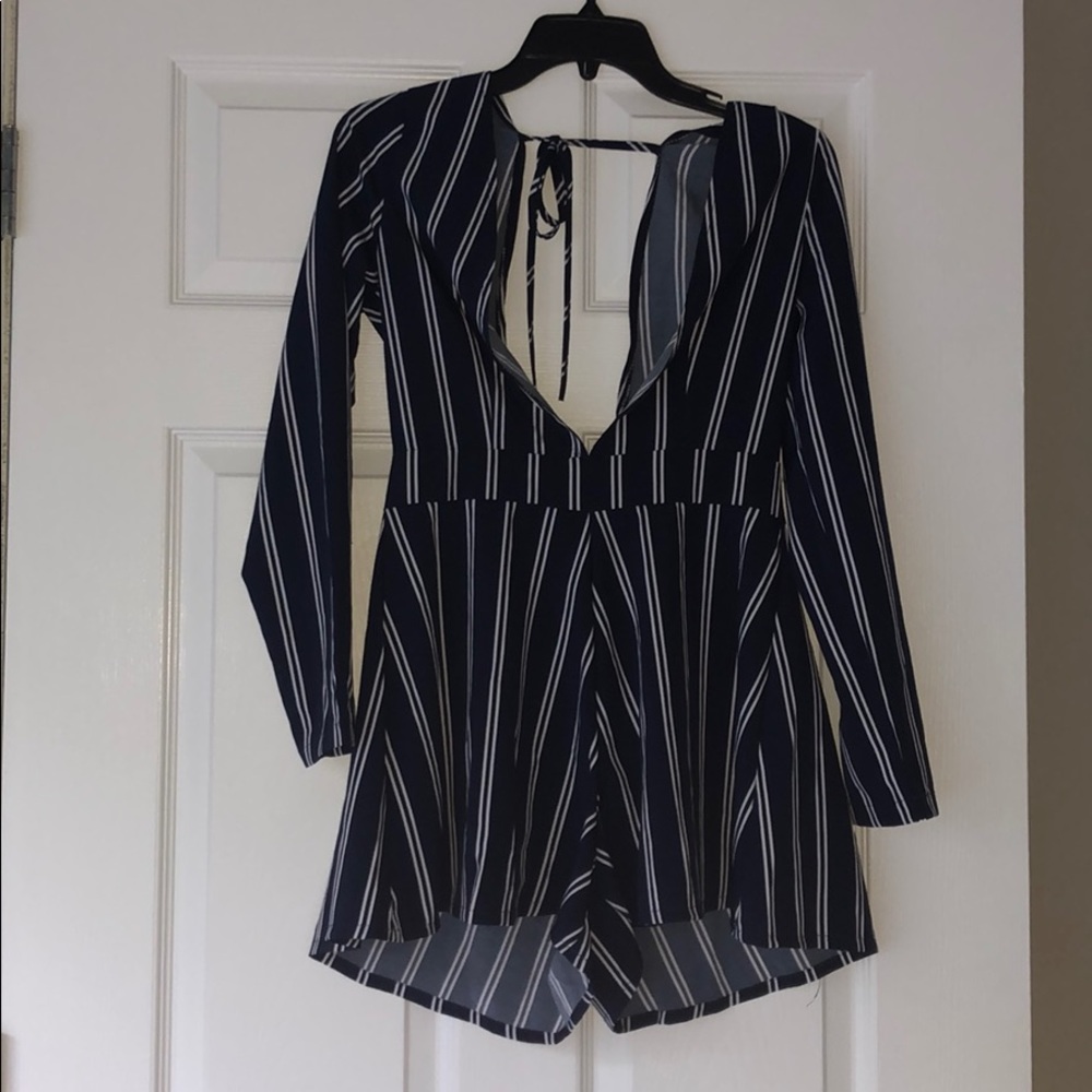 Deep V romper